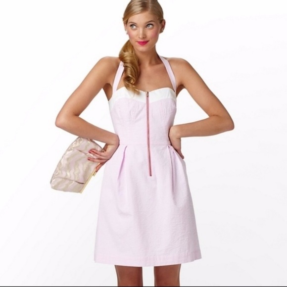 Lilly Pulitzer Dresses & Skirts - Like New! Adorable Lilly Pulitzer Marisa Striped Halter Dress